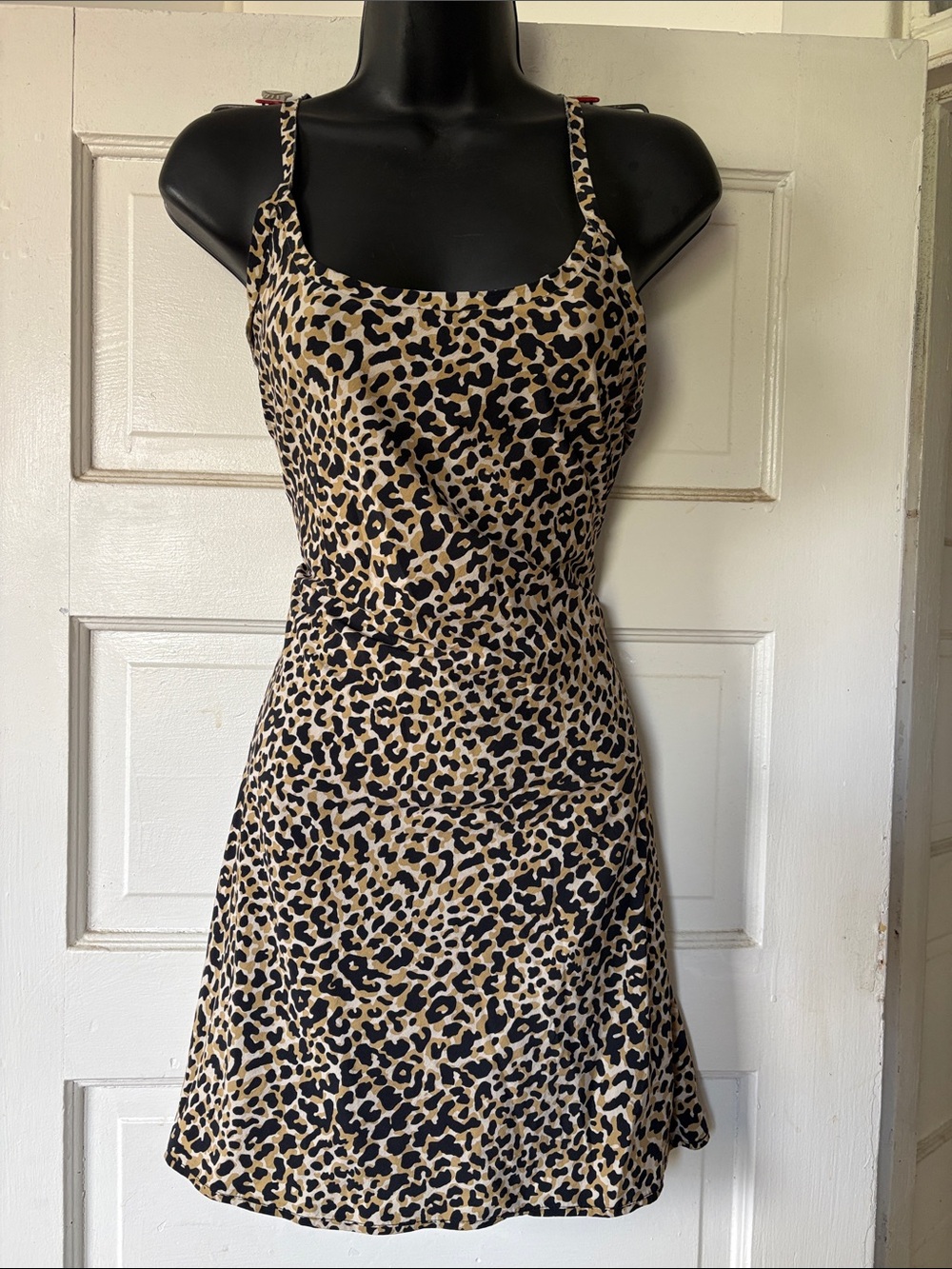 Outdoor Voices Leopard Print Workout Dress